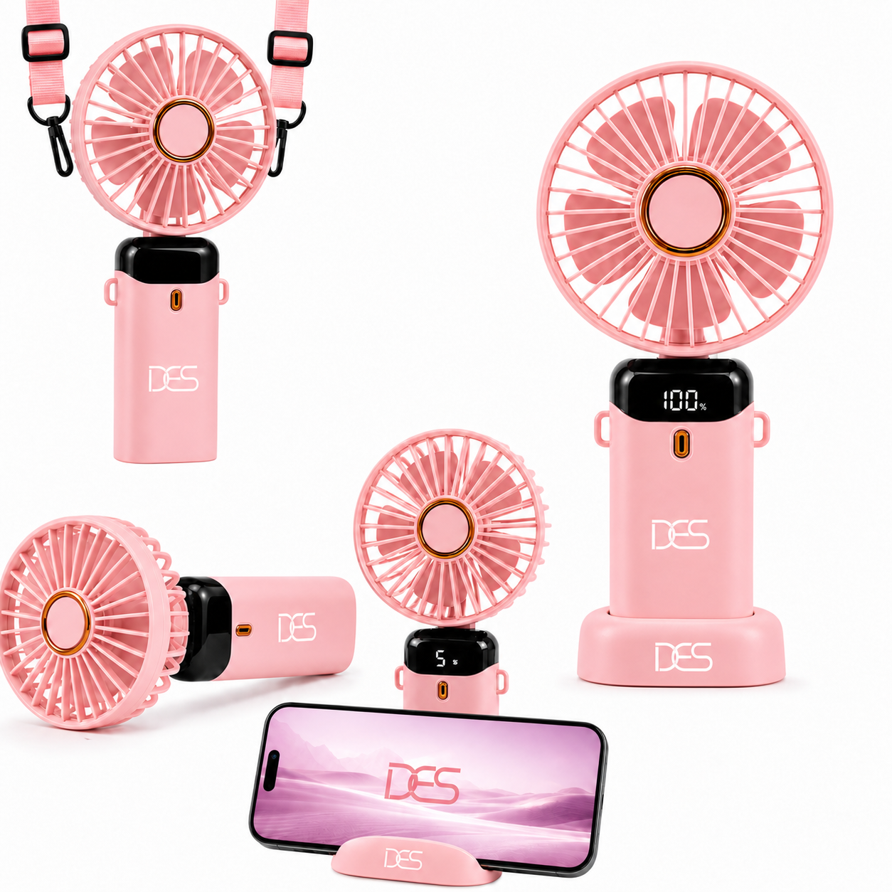 DES Portable Handheld Fan