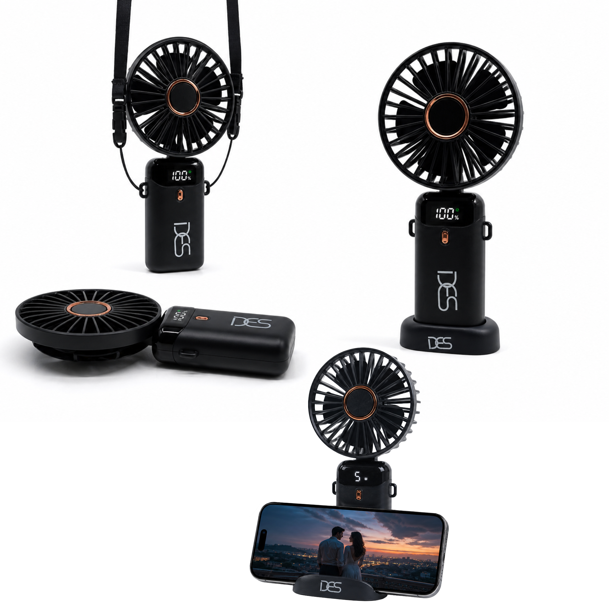 DES Portable Handheld Fan