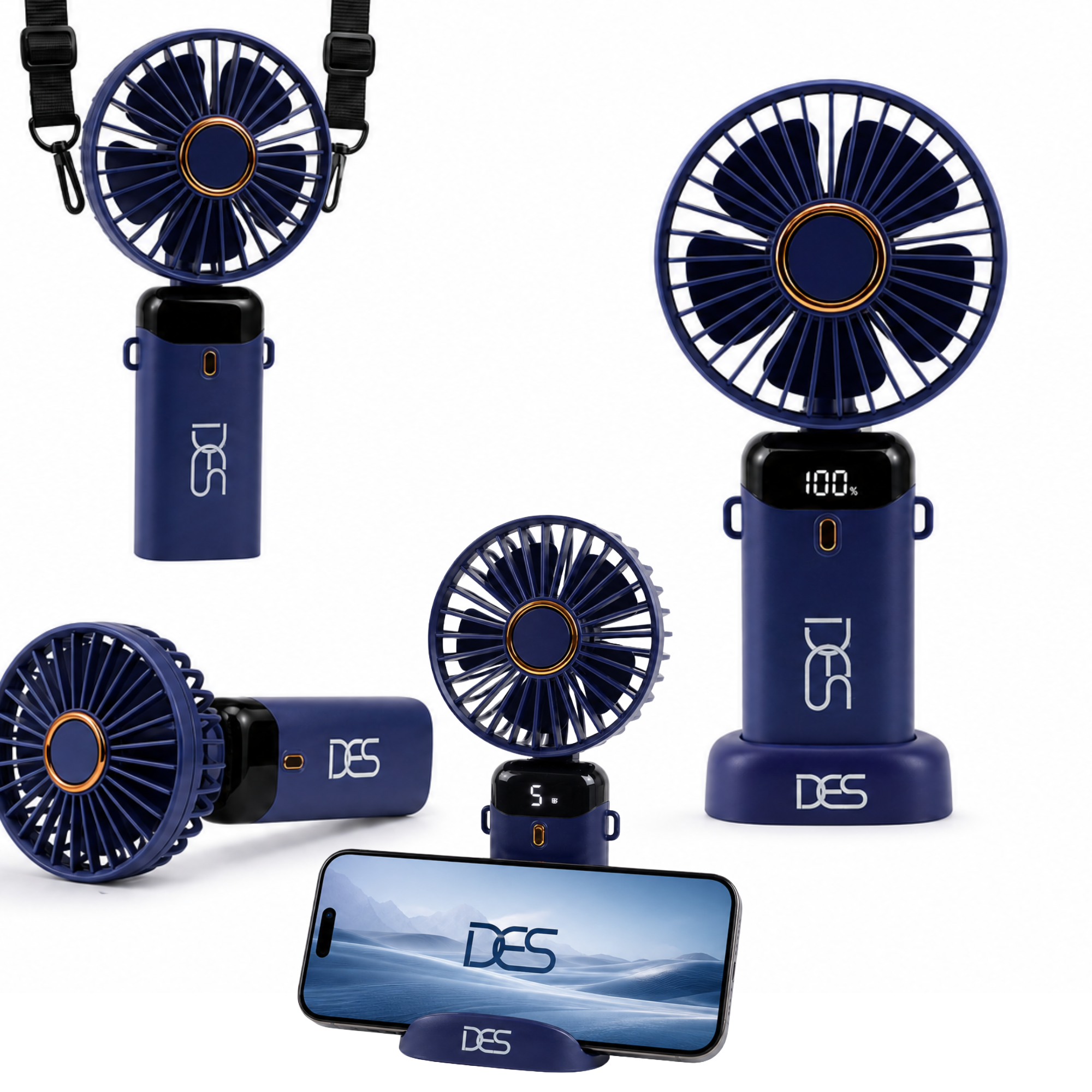 DES Portable Handheld Fan
