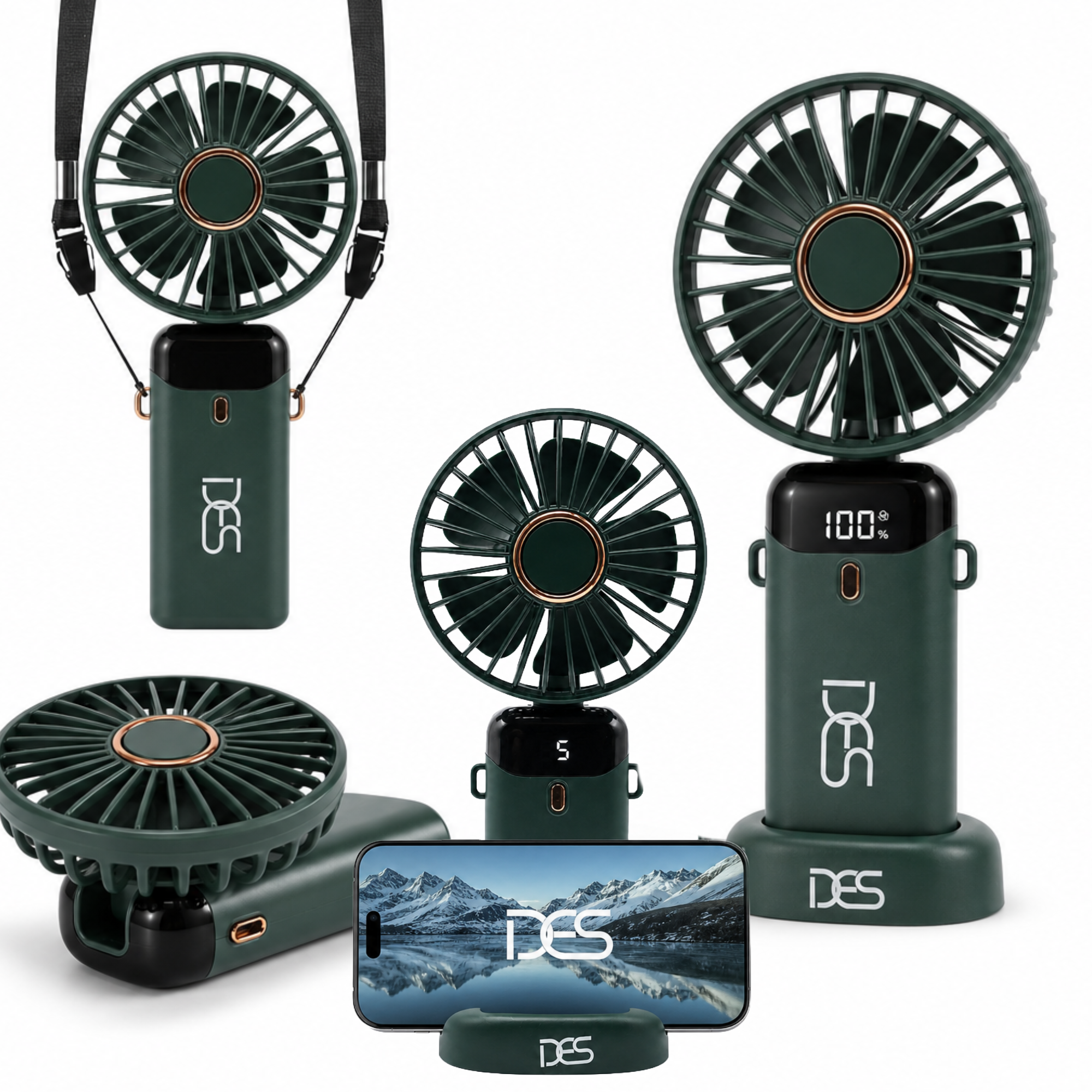DES Portable Handheld Fan